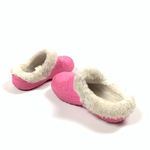 Toddler Girls Lined Clogs Sandals SlipOns Size 6/7
